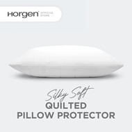 Horgen Silky Soft Sleep Essentials Quilted Pillow Protector with Zipper