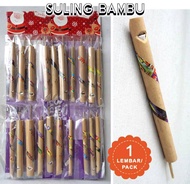 suling bambu isi 20 pcs suling bambu suara burung layar grosir