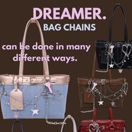 8angles Dreamer bag chains Charm Rope Decorative bag Detachable Each Piece Made from Stainless Steel
