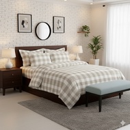 LUCKY mattress Bedding Set Bedsheet With Comforter Micro Touch Minimal Style Collection Bedsheet Set