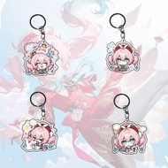 gantungan kunci Honkai Star Rail Hyacine all- Keychain - ganci - Import - HSR