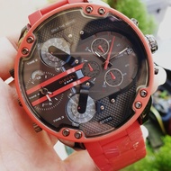 Jam Tangan Pria DIESEL MR.DADDY DZ-7370 Red Combinasi Black Stainless Steel