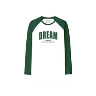 haas เสื้อยืดแขนยาว สกรีน DREAM WITH HAAS รหัส SFSK5760 ผ้า COTTON ทรงสวยใส่สบาย ดีไซน์เรียบง่ายแต่โ