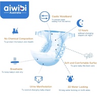 AIWIBI Comfy Dry Baby Diapers Tape (S/M /L /XL)