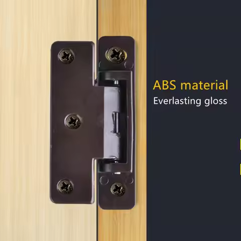 4pcs Plastic spring Hinge bisagra hidden Flat loaded hinge for wardrobe Cupboard cabinet door joint 