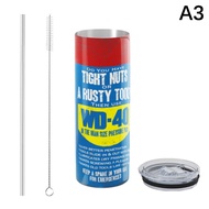 20oz Insulated Stainless Steel Tumbler With Lid Dirty Pattern Thermos Cup Engine Oil Filter Thermos 