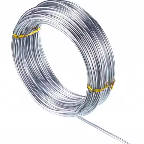 1Mm/1.5Mm/2MM Silver Aluminum Wire Versatile Metal Craft Wire For Jewelry Making Beading Floral Maki