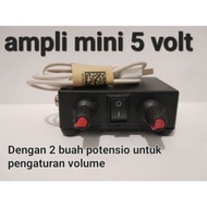 .. Amplifier Ampli mini Power mini 5 volt Rakitan Miniatur (B6)