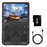 Portable Video Game R36S + 15000 Game Console 64g Linux IPS Screen 3.5-inch Handheld Video Game Cons