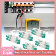 1qipin.my 10Pcs 2 in Out Wire Connector Copper Quick Compact Conductor for 0.5 to 6mm ² 10 20AWG