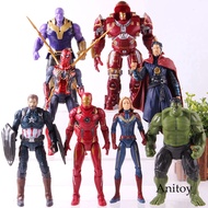 Marvel The Avengers Spiderman Hulk Action Figure Toy Figurines Kid Birthday