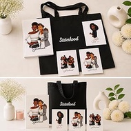 Sisterhood Journal and Stationery Combo Gift Pack, 6x9" Lined Journal, 3 Greeting Cards, Stationery 