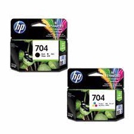 HP 704 Black+Color/Black/ Color Ink Cartridge