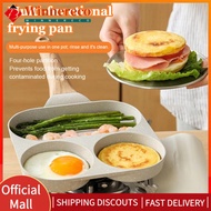 【winnereco】Medical Stone Omelette Pan Nonstick Granite Omelette Skillet Divided Grill Pan for Gas St