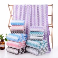 (5pcs) JH Microfiber Adult Bath Towel Size 70x140 Absorbent Soft Smooth Souvenir Hampers Gift