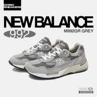 New Balance 992 Grey M992GR Made in USA 100% Original Sneakers Casual Pria Wanita Sepatu NB Ori Snea