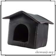 [ChiwanjifcMY] Portable Stray Cats Shelter Feral Cats Warm House Waterproof Kennel Tent S