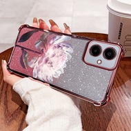 เคสโทรศัพท์ชุดดอกไม้ YBD สำหรับ Samsung Galaxy A06 4G 5G A03 A04 A05 A04E F04 M04 A042F M05 F05มาพร้