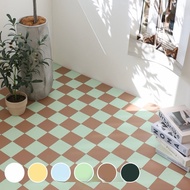 [Prommade] Deck Tile 40p Floor Mat Checkerboard Pixel Pattern 6 Colors Click Lock Type No Installati
