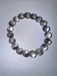 天然黑銀鈦手串