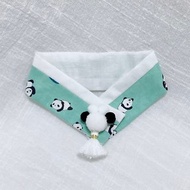 寵物領巾-可愛熊貓配小肉球