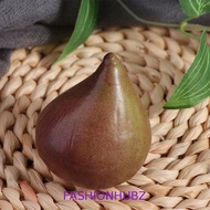 FASHIONHUBZ Simulation Fig Ornament, Handicrafts Lifelike Artificial Fig, Food Model Mini Funny Fake