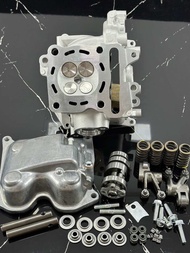 ฝาสูบpcx150/4วาล์วใส่ลูก58มิลขึ้นถึงลูก64มิลขนาดใบวาล์ว17-20มิลใส่pcx150ใส่ADV150คลิ๊ก150iและ คลิ๊ก1