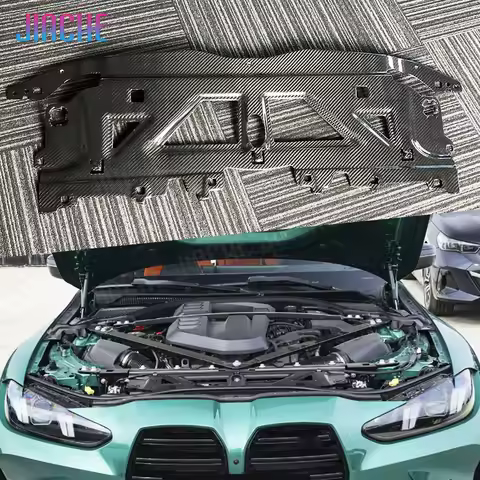 Dry Carbon Fiber For 2 Series Car Water Tank Radiating Plate Cover Bodykit For BMW G87 M2 G80 M3 G82