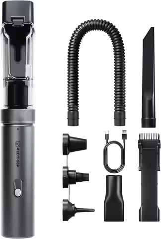 Car Vacuum Cordless, 21000PA Portable Handheld Vacuum Up to 70 Mins Runtime, 3.5H USB-C Fast Charge