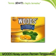 Woods Permen Peppermint Lozenges Melegakan Tenggorokan Woods