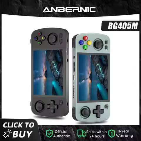 Anbernic RG405M Metal Handheld Game Console Android 12 System Unisoc Tiger T618 4 Inch IPS Screen Ga