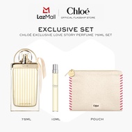 [Exclusive Set] Chloé Exclusive Love Story Perfume - Chloé Love Story EDP 75ml + LEau de Parfum Lumi
