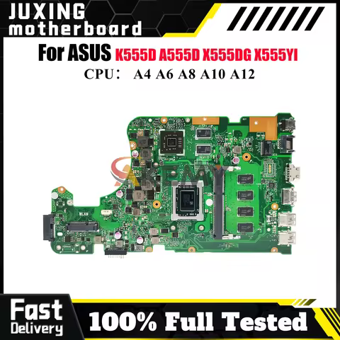 X555DG Laptop Motherboard For ASUS VivoBook A555D K555D X555YI X555YA X555DG X555D Notebook Mainboar