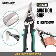 TUOSEN Zinc Cutter Aviation Snips Straight Cut Scissor Gunting Zink