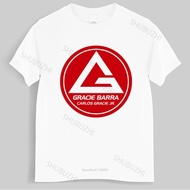 Summer mens tshirt Gracie Barra Carlos GR brazilian jiu jitsu t-shirt compression t shirt unisex t-shirt teenagers cool tops