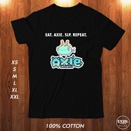 ❣ↂTrending Axie Infinity Eat Axie Slp Repeat Axie Infinity Axie T-Shirts Design (B1009)