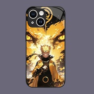 HK-36 MC Naruto Glass Casing for iphone 11 Mini 13 12 Pro Max