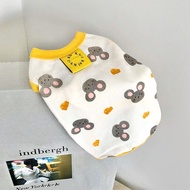 Cute Printed Dog Vest Teddy Bichon Pomeranian Clothes Super Cute Cat Clothes Pet Clothes Dog Clothes