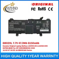 GB02XL 7.7V 47.3Wh 6150mAh Genuine Original Laptop Battery L42550-2C1 L42583-005 HSTNN-IB8W For HP C
