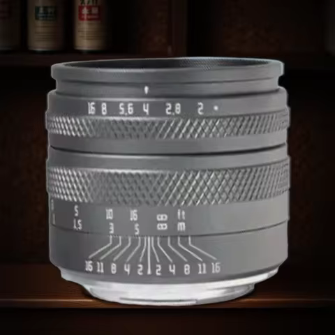 AstrHori Full Frame 50mm F2 Large Aperture Manual Camera Lens for Portrait Photography with Sony E F