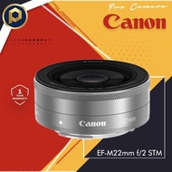 Lens Canon EF-22 mm หน้าชัดหลังเบลอ