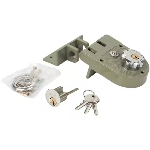 Solid Mortise Lock for Metal Doors with Metal Construction Left or Right Hand Adaptability and Prove