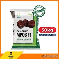 MPOB F1 Baja Sawit 50KG 10-5.4-16.2-2.7+0.5B Fertilizer Kelapa Sawit Dengan Boron