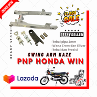 Swing Arm Arem Lengan Ayun Kaze Model Ori pnp Honda Win 100 Fullset Crom Silver Tebal Murah