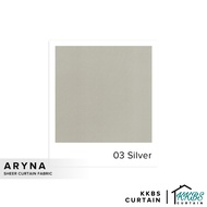 KKBS CURTAIN Aryna 118'' Kain Langsir Sheer Potong Meter (Aryna Sheer Curtain Fabric 118'' Cut by Me