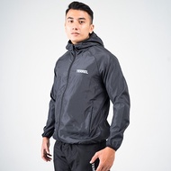 Terrel basic windbreaker jacket dark grey