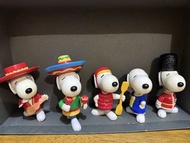 1998 麥當勞 Snoopy 世界各國造型公仔