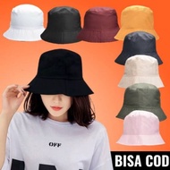 Topi Bucket hat Polos Pria wanita dewasa termurah