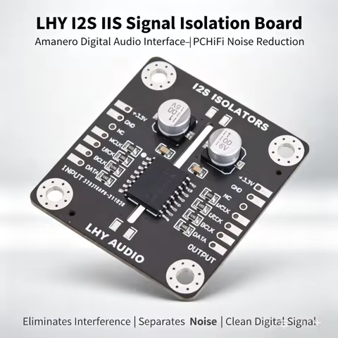 LHY I2S IIS Signal Isolation Board Amanero Digital Audio Interface Pchifi Eliminates Interference an