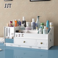 JJT [จัดส่งฟรี]shelf Storage rackกล่องเก็บเครื่องสำอางสำหรับใช้ในครัวเรือนชั้นวางลิปสติกหลายเซลล์ผลิตภัณฑ์ดูแลผิวตั้งโต๊ะกล่องลิ้นชักตกแต่งกระจกโต๊ะแต่งตัว